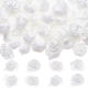 Schaumrose Organza Weiß 43~45mm 10 Stück
