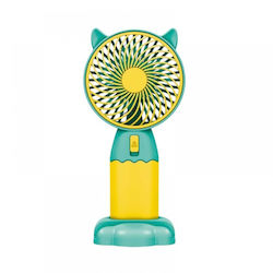 0808-2 Handgehaltenes USB-Ventilator 3W Gelb