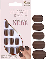 Elegant Touch Nail Design Accessories Cocoa 24pcs