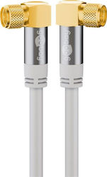 Goobay Καλώδιο Κεραίας Coax female - Coax female Λευκό 3m Goobay Καλώδιο Κεραίας Coax female - Coax female Λευκό 3m