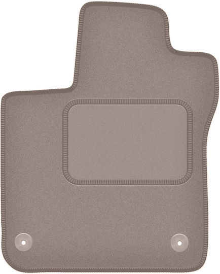 Beige Driver's Mat Smart Forfour Ii Hatchback 2014