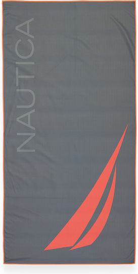 Nef-Nef Homeware Microfiber Towel Body 200gr/m² Gray 160x80cm