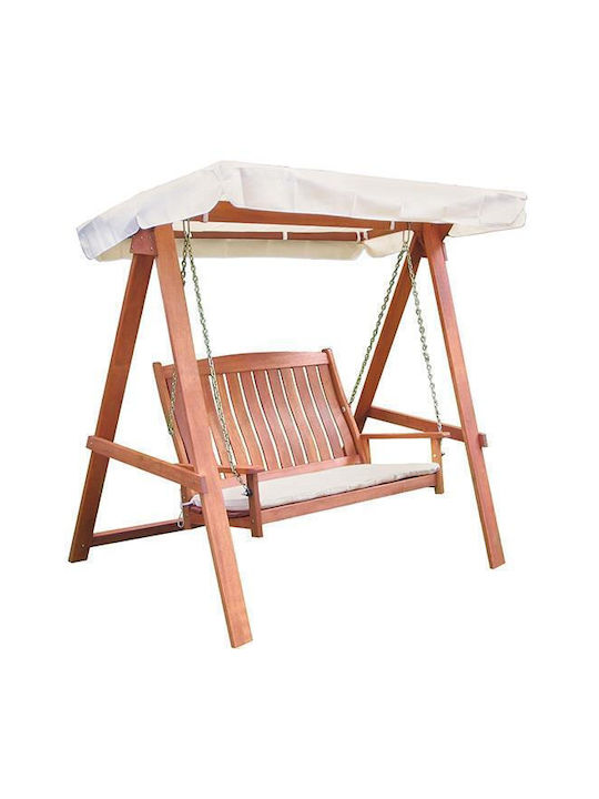 Summer Nest mit Basis Hölzernes L167xB118xH167cm Ecru Summer Nest mit Basis Hölzernes L167xB118xH167cm Ecru