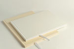 Beauty Home Leather Wedding Wish Book White Sid...