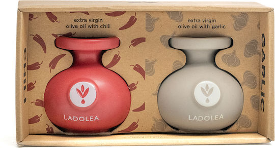 Ladolea Extra Virgin Olive Oil Organic Product Seasoned with Chili 80ml