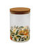 Atmosphera Lemon General Use Vase with Lid Glass Transparent 500ml 1 Pieces