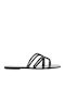 Women's Flat Sandals in Black Color