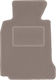 Beige Fahrermatte BMW 5 E39 Limousine Touring 1996-2004