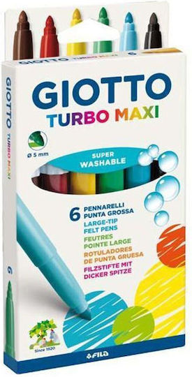 Diakakis Drawing Markers Thick Set 6pcs
