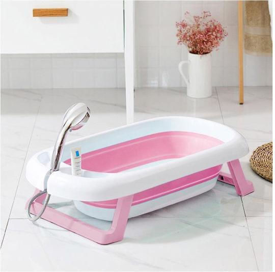 Foldable Baby Bath Pink