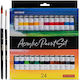 24 Trendy Set Culori Acrilice Pictură 12ml 24buc