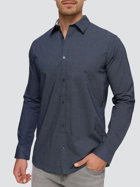 Indicode Cotton Shirt Navy Indicode Cotton Shirt Navy