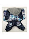 Bonnie Blue Dog Coat with Hood Small