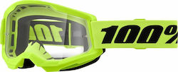 Μάσκα 100% Strata 2 Clear Lens Double Layer Foam Δεν Δέχεται Tear Off Μάσκα 100% Strata 2 Clear Lens Double Layer Foam Δεν Δέχεται Tear Off