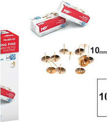 Златни кабърчета 10 мм кутия 100 бр. Mp Pa485-02