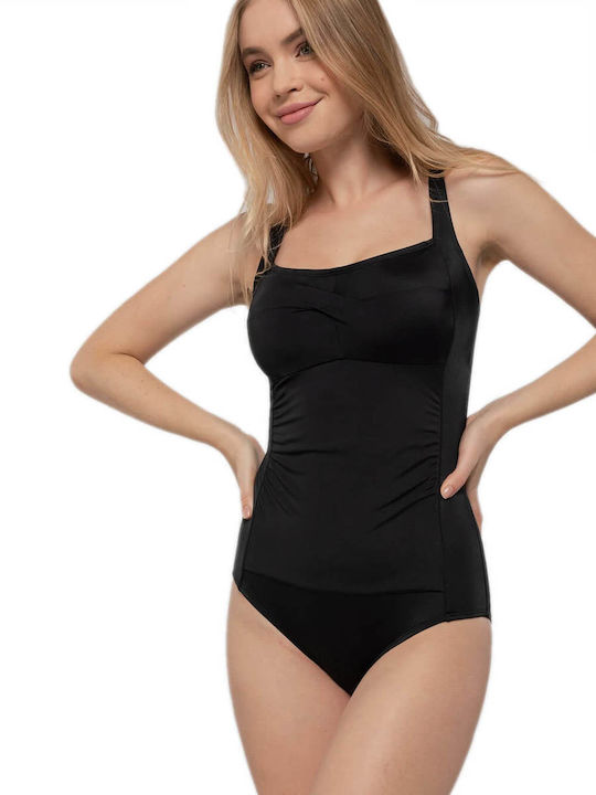 Fiji One Piece Swimsuit with Removable Padding Black