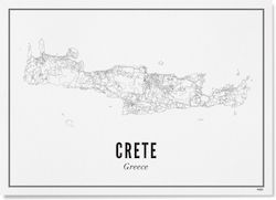 Poster Carte Poștală Creta 10 X 15cm