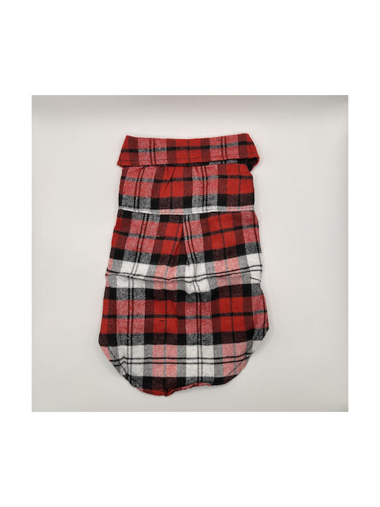 Bonnie kleines rotes kariertes Hundeshirt Bonnie kleines rotes kariertes Hundeshirt