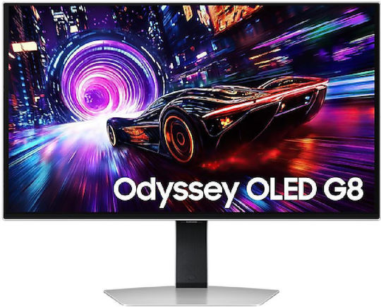 Samsung G8 G81SF OLED HDR Monitor 27 Zoll 4K 3840x2160 240Hz mit Reaktionszeit 0.03ms GTG Silber