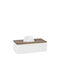 Andrea House Θήκη για Χαρτομάντηλα Ξύλινη Λευκή 25x13x7.5cm BA25147