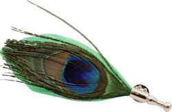 Φτερό Παγωνιού Pin Πράσινο Φτερό Παγωνιού Pin Πράσινο