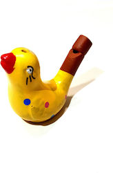 Wooden Art Water Whistle Yellow 0636