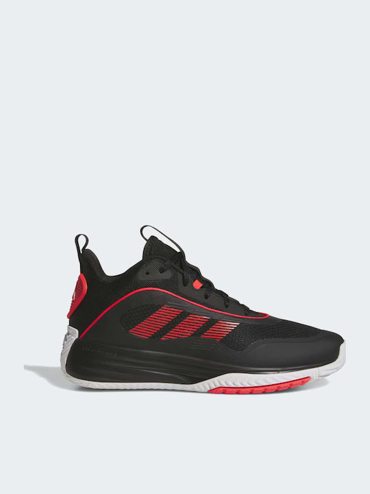 adidas Ownthegame 3.0 High Basketball Shoes Black JR6673