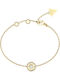 Guess Till Morning Women's Bracelet Made of Gold Plated Steel 21cm