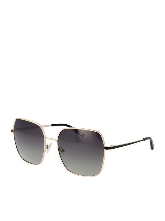 Skechers Women's Sunglasses with Gold Metal Frame and Gold Polarized Lens SE6266 5732D