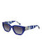 Pepe Jeans Women's Sunglasses with Blue Metal Frame and Blue Polarized Lens PJ7411-646