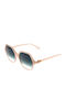 Bulget Women's Sunglasses with Pink Plastic Frame and Pink Gradient Lens BG9234 T01