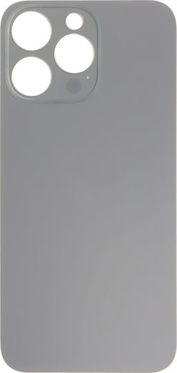 Καπάκι Μπαταρίας Battery Door Adhesive Iphone 15 Pro Max Large Hole Black Titanium