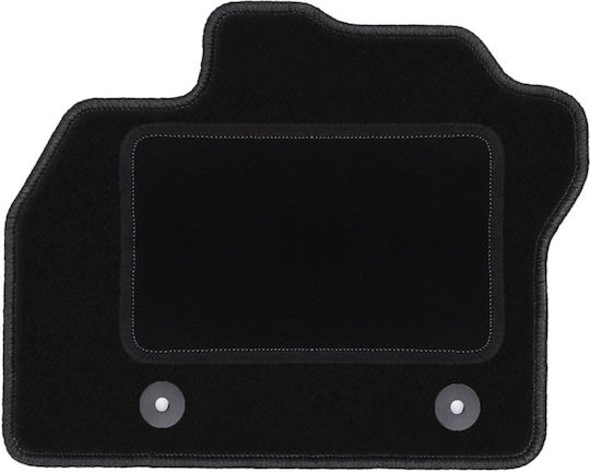 Black Driver Mat Renault Zoe Ii Hatchback 2018