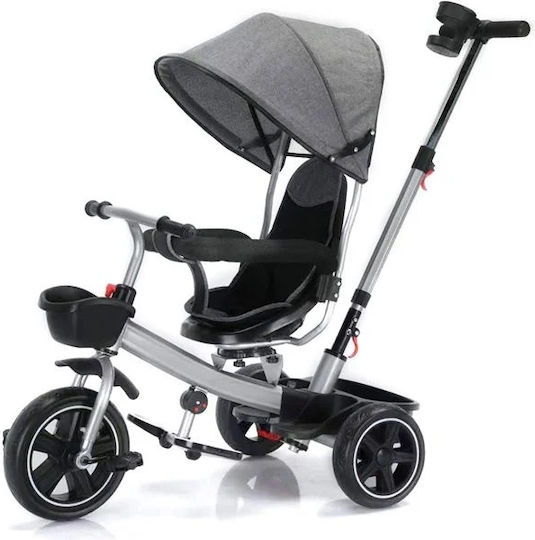 Wandelbares Kinderdreirad mit Elterngriff 3-in-1 für 1-6 Jahre Schwarz