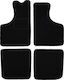 Black Velvet Floor Mats Skoda 105 120 130 Sedan 1976-1990