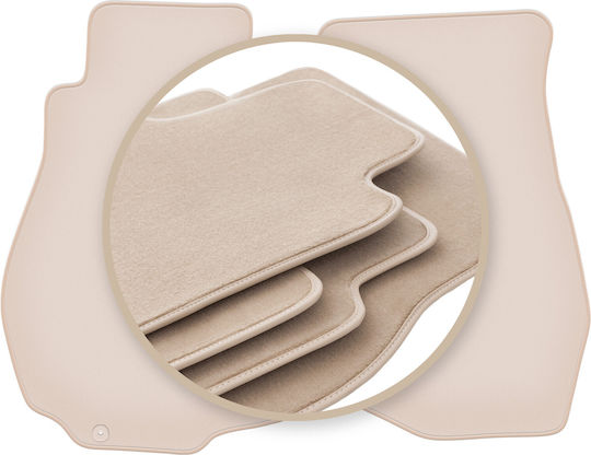Premium Beige Fußmatten Nissan 350z Coupe 2003-2009