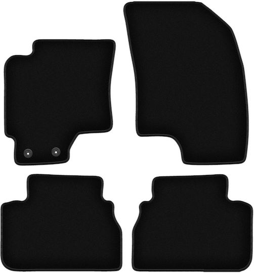 Basic Black Velvet Floor Mats Chevrolet Evanda Sedan 2006-2012
