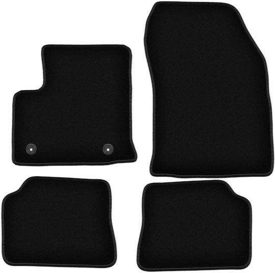 Basic Black Velvet Floor Mats Citroen E-c4 Hatchback 2021