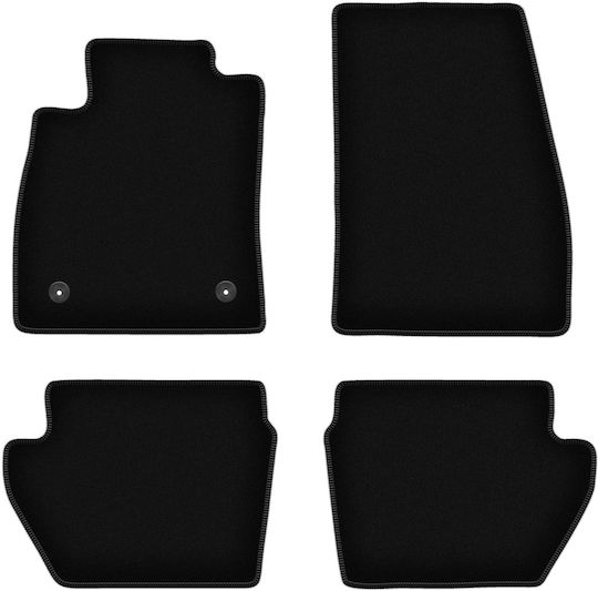 Basic Black Velvet Floor Mats Ford Puma Ii Crossover 2017