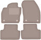 Beige Velvet Floor Mats Volkswagen T-cross Crossover 2019