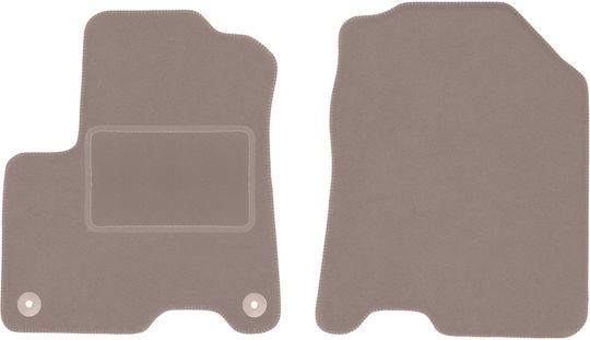 Beige Front Car Mats Kia Niro Eniro Crossover 2016