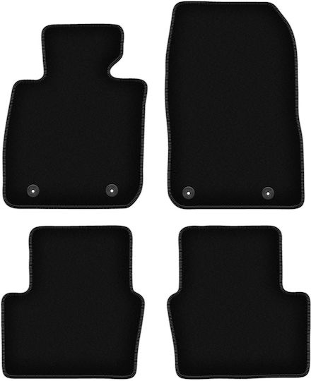 Basic Black Velvet Floor Mats Mazda Cx-3 Crossover 2015