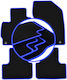 Carlux-blaue Autoteppiche Mitsubishi Asx Crossover 2010-2019
