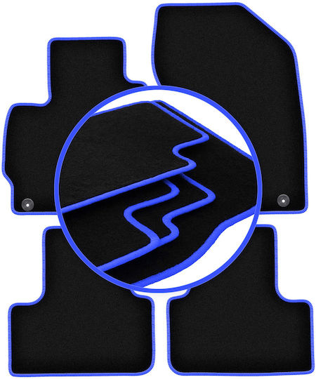 Carlux-blaue Autoteppiche Mitsubishi Asx Crossover 2010-2019