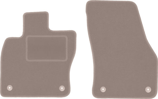 Beige Front Mats Skoda Karoq Crossover 2017