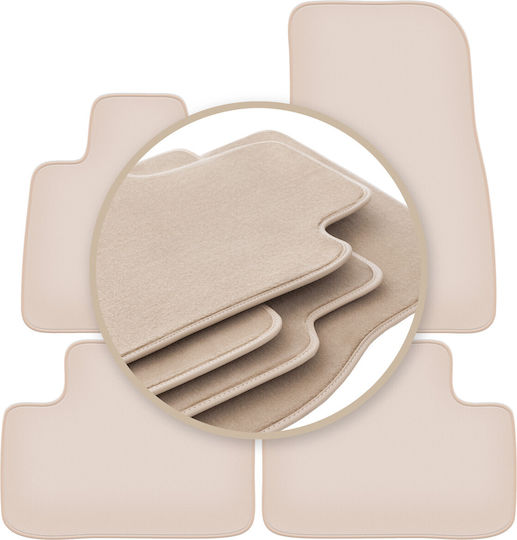 Premium Beige Car Mats for Volvo XC40 Electric Crossover 2020