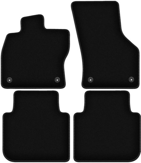 Basic Black Velvet Floor Mats Seat Tarraco Crossover 2018