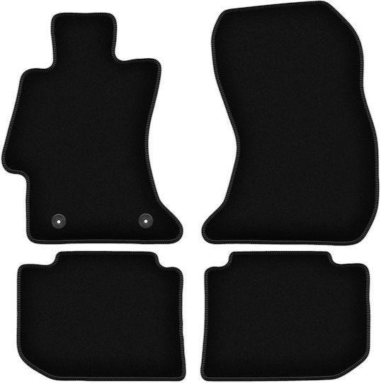 Basic Black Velvet Floor Mats Subaru Xv Crossover 2011-2017