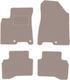Beige Velvet Car Mats Kia Niro Crossover 2016
