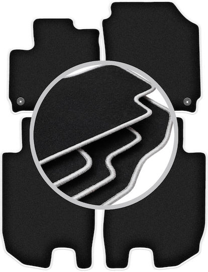 Carlux-silver Car Mats Honda Hr-v Ii Crossover 2014-2018
